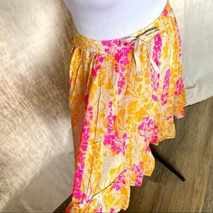 70’s Retro Style Prairie BOHO Ruffle Skirt